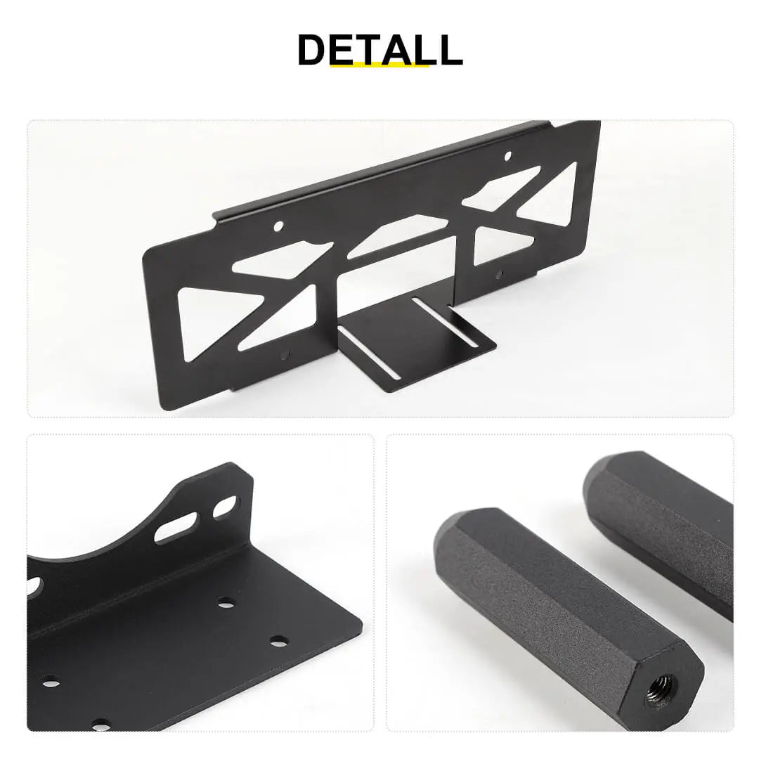 For Jeep Wrangler JK TJ Rear Tailgate Spare Tire License Plate Holder Accessories