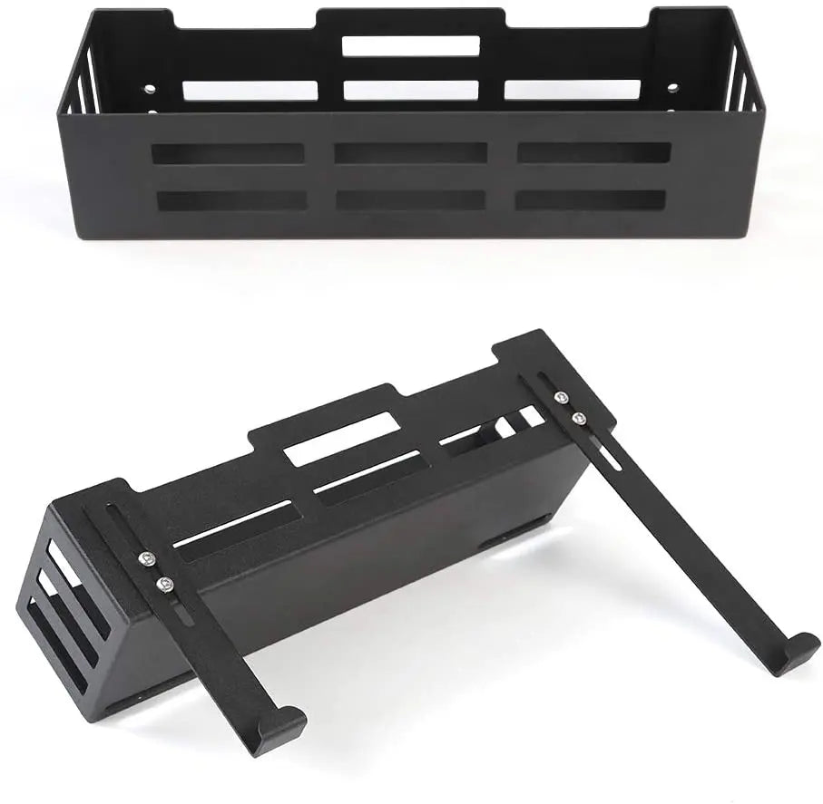 For Jeep Wrangler JK & JL Trunk Cargo Side Basket Rack Solid Metal Luggage Storage Carrier