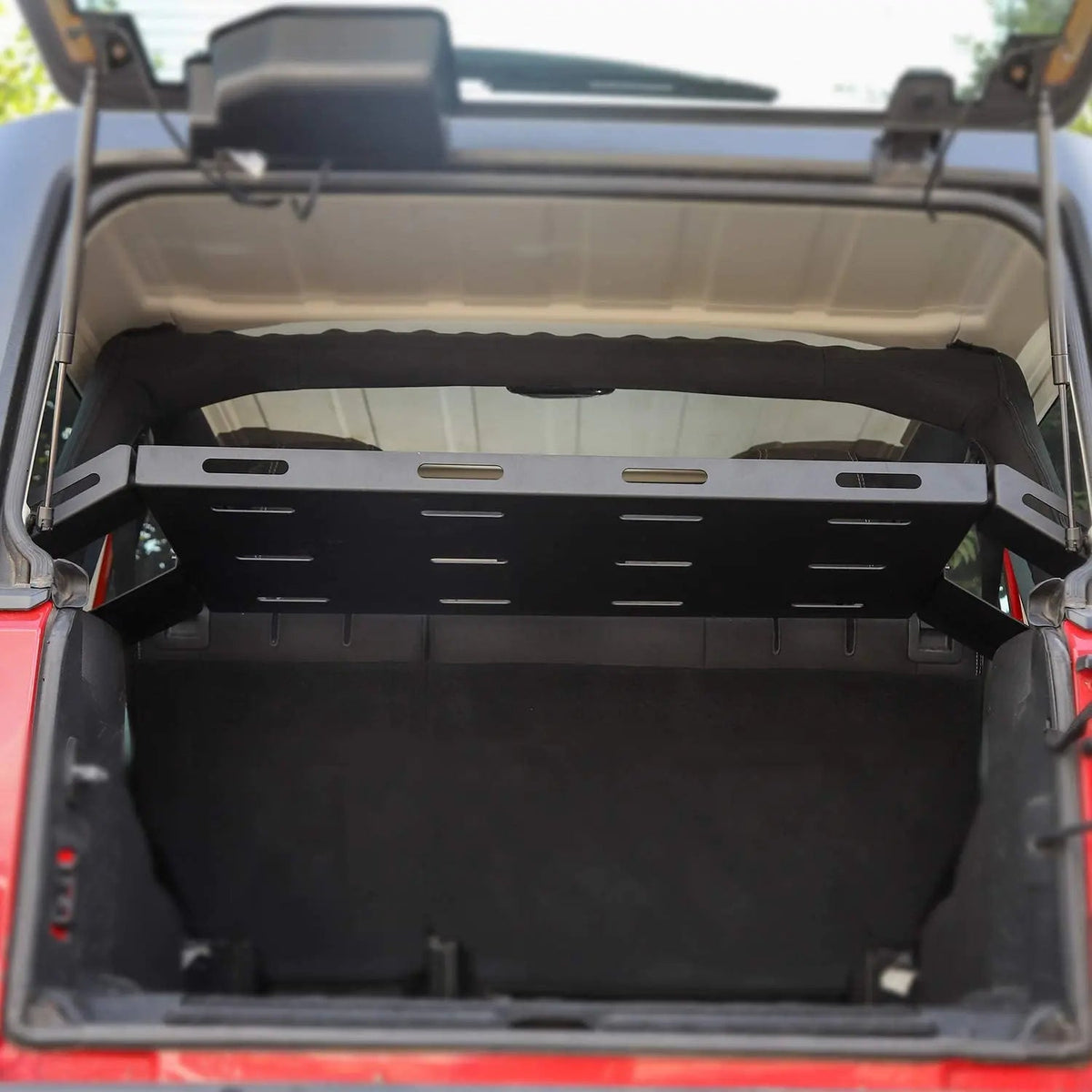 For Jeep Wrangler JKU JLU 4-Door Interior Trunk Cargo Basket Rack Metal Luggage Storage Carrier