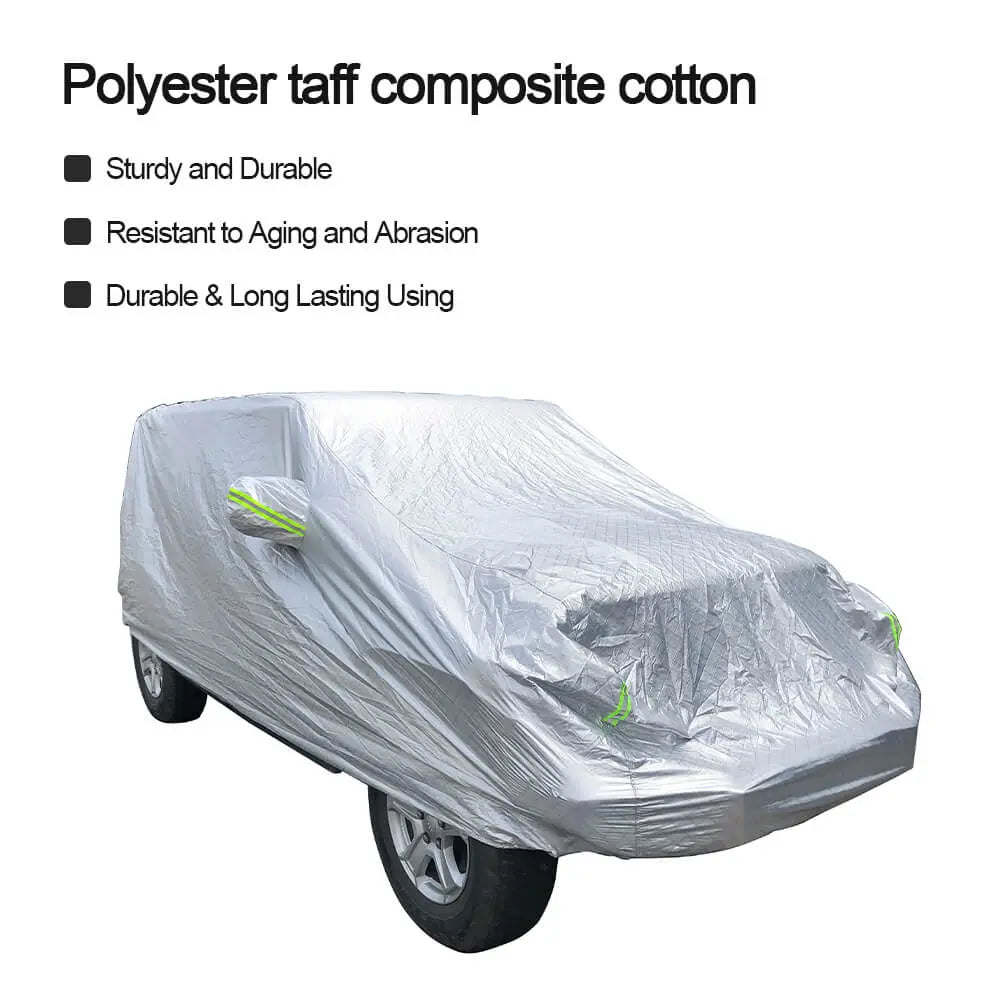For Jeep Wrangler JKU JLU 4Door Full Car Cover All Weather Rain Snow Waterproof Dust UV Resistant Protection