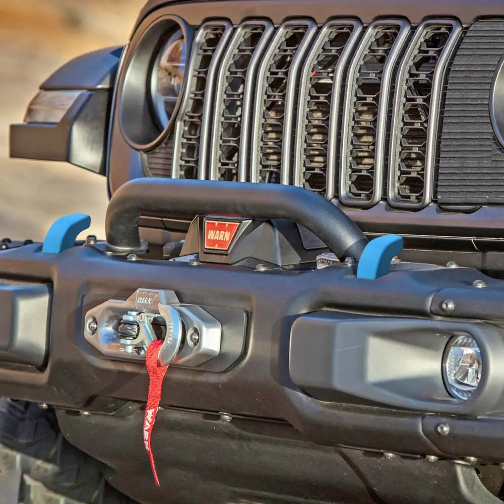 For Jeep Wrangler JK, JL & Gladiator JT Front Bumper Tow Hook Cover Trim Wide Style