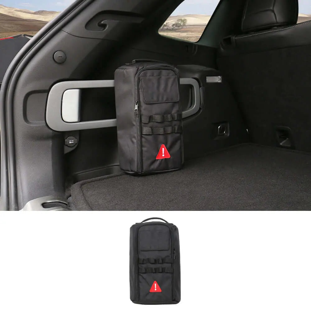 For Jeep Wrangler JL JK TJ JT, Cherokee Trunk Canvas Storage Bag Tool Kit & Cargo Organizer Saddlebag
