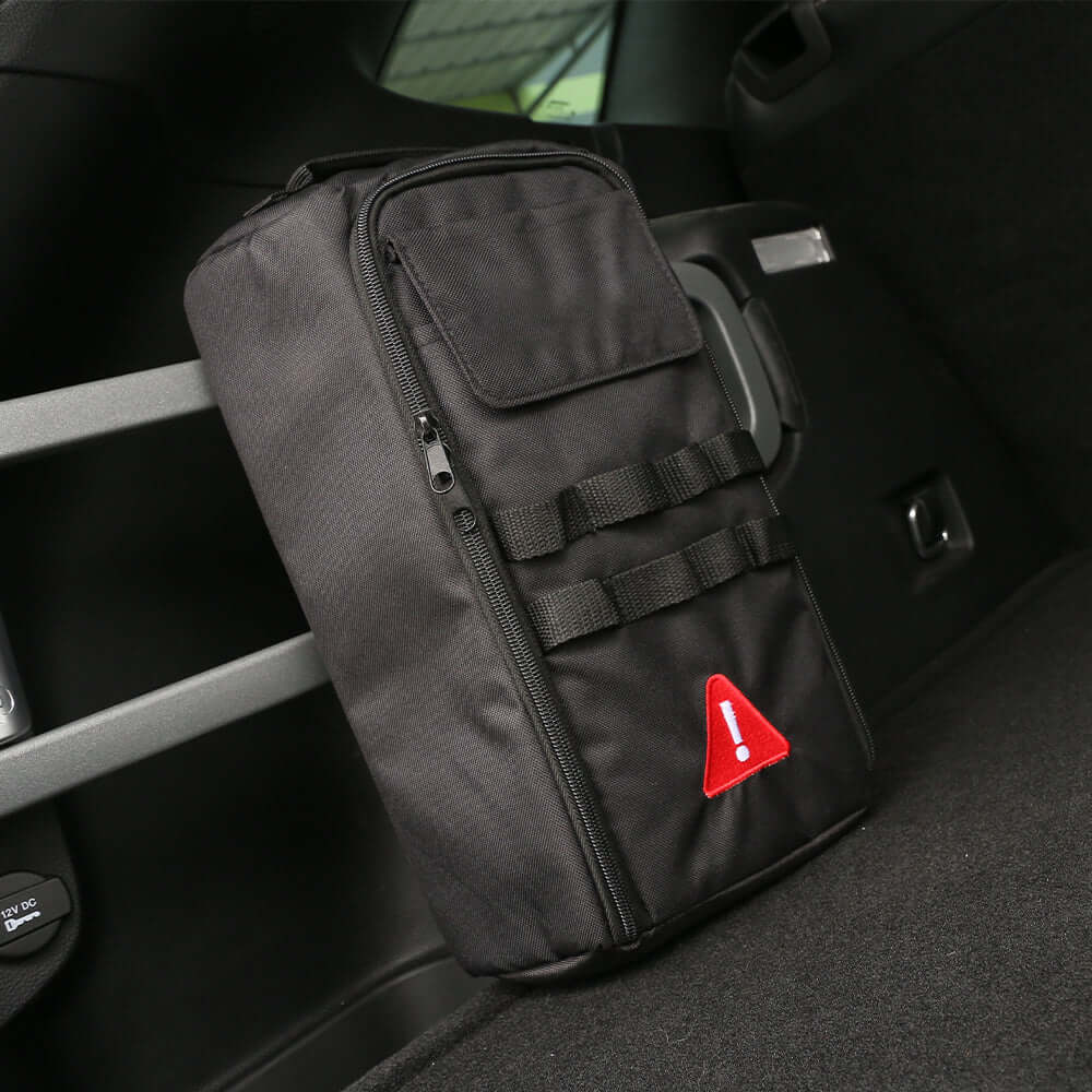 For Jeep Wrangler JL JK TJ JT, Cherokee Trunk Canvas Storage Bag Tool Kit & Cargo Organizer Saddlebag