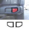 For Jeep Wrangler JL JLU 2018+ Rear Bar Fog Light Trim Ring Bezel