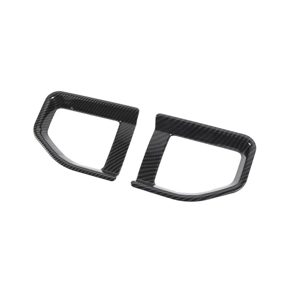 For Jeep Wrangler JL JLU 2018+ Rear Bar Fog Light Trim Ring Bezel
