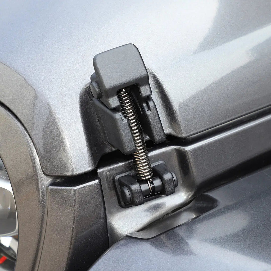 For Jeep Wrangler JL & Gladiator JT Front Engine Hood Latches Catch Locking Buckle (2 pcs)