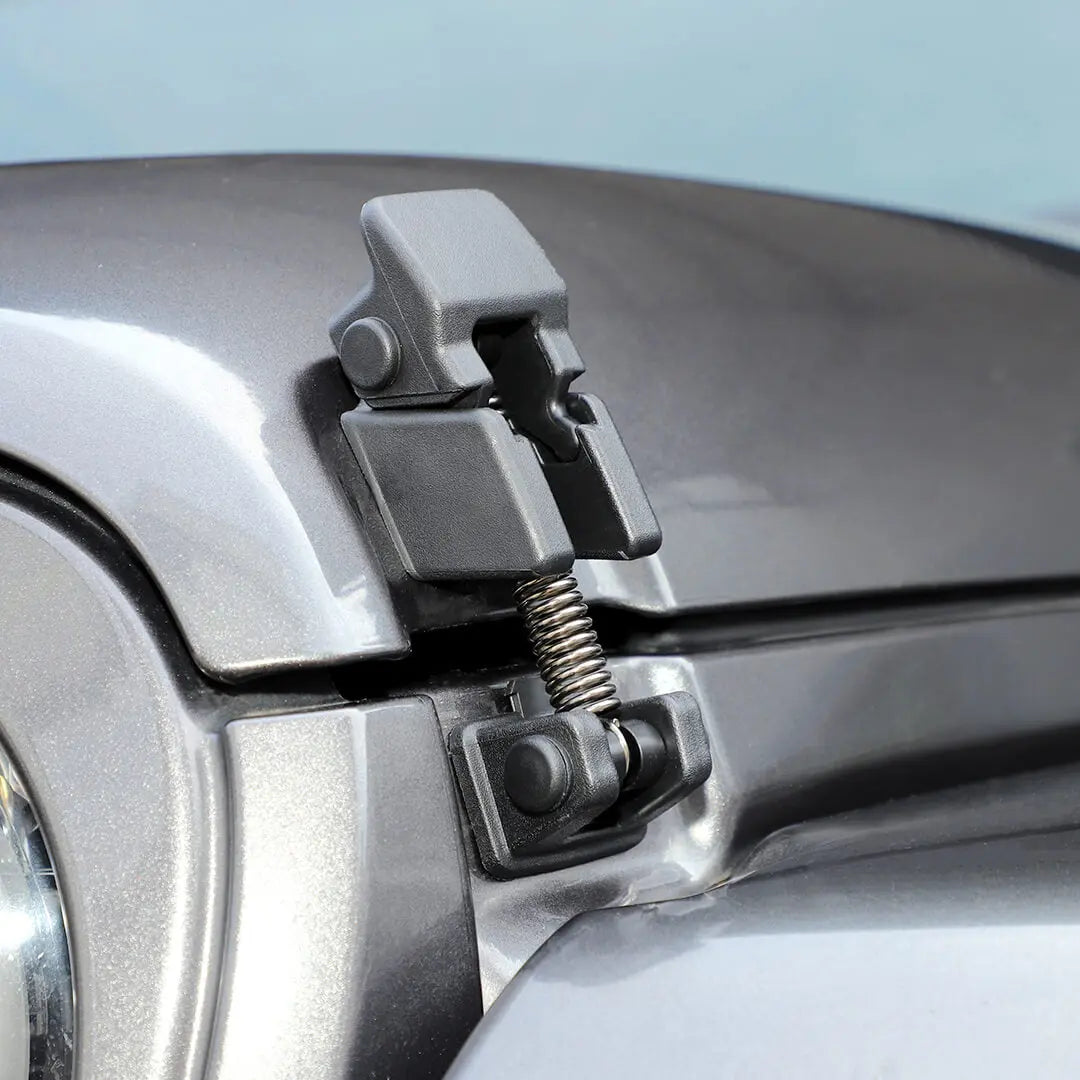 For Jeep Wrangler JL & Gladiator JT Front Engine Hood Latches Catch Locking Buckle (2 pcs)