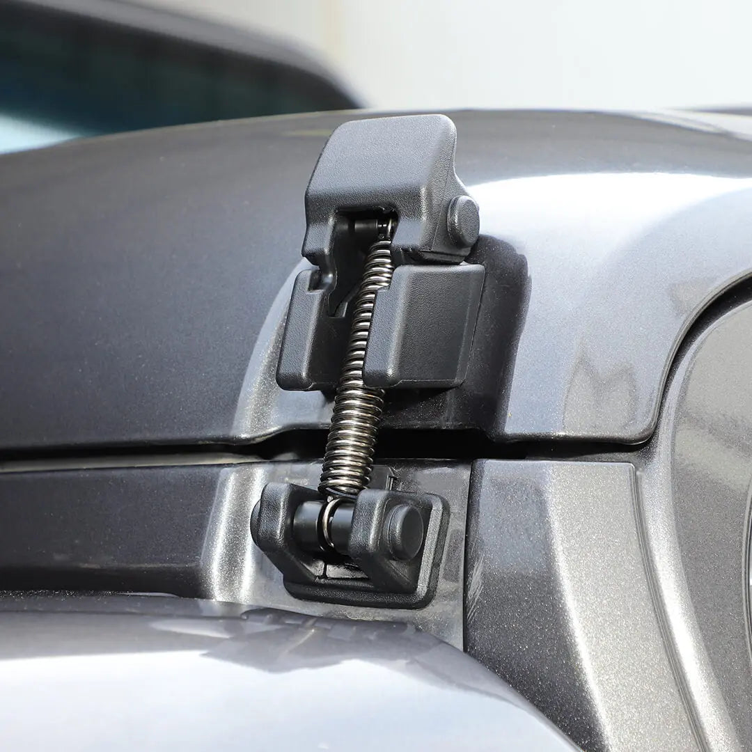 For Jeep Wrangler JL & Gladiator JT Front Engine Hood Latches Catch Locking Buckle (2 pcs)