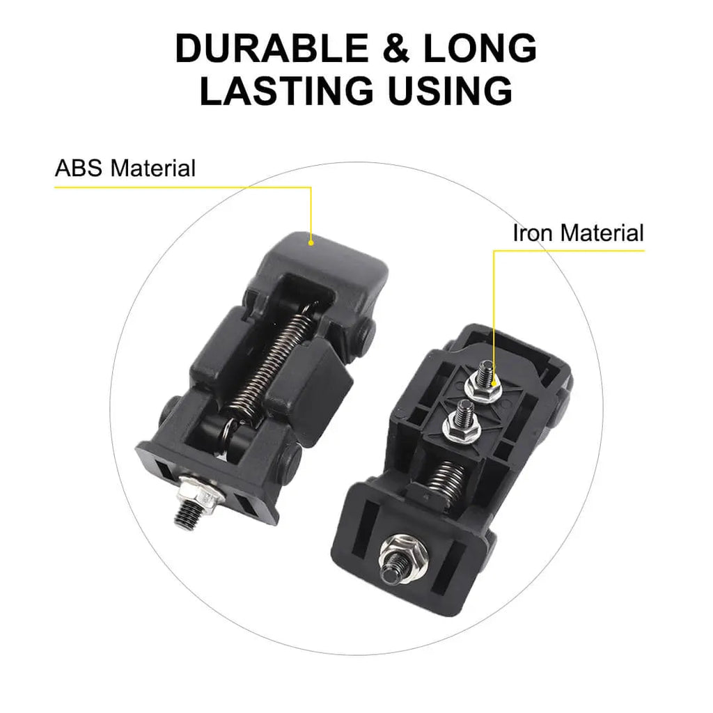 For Jeep Wrangler JL & Gladiator JT Front Engine Hood Latches Catch Locking Buckle (2 pcs)