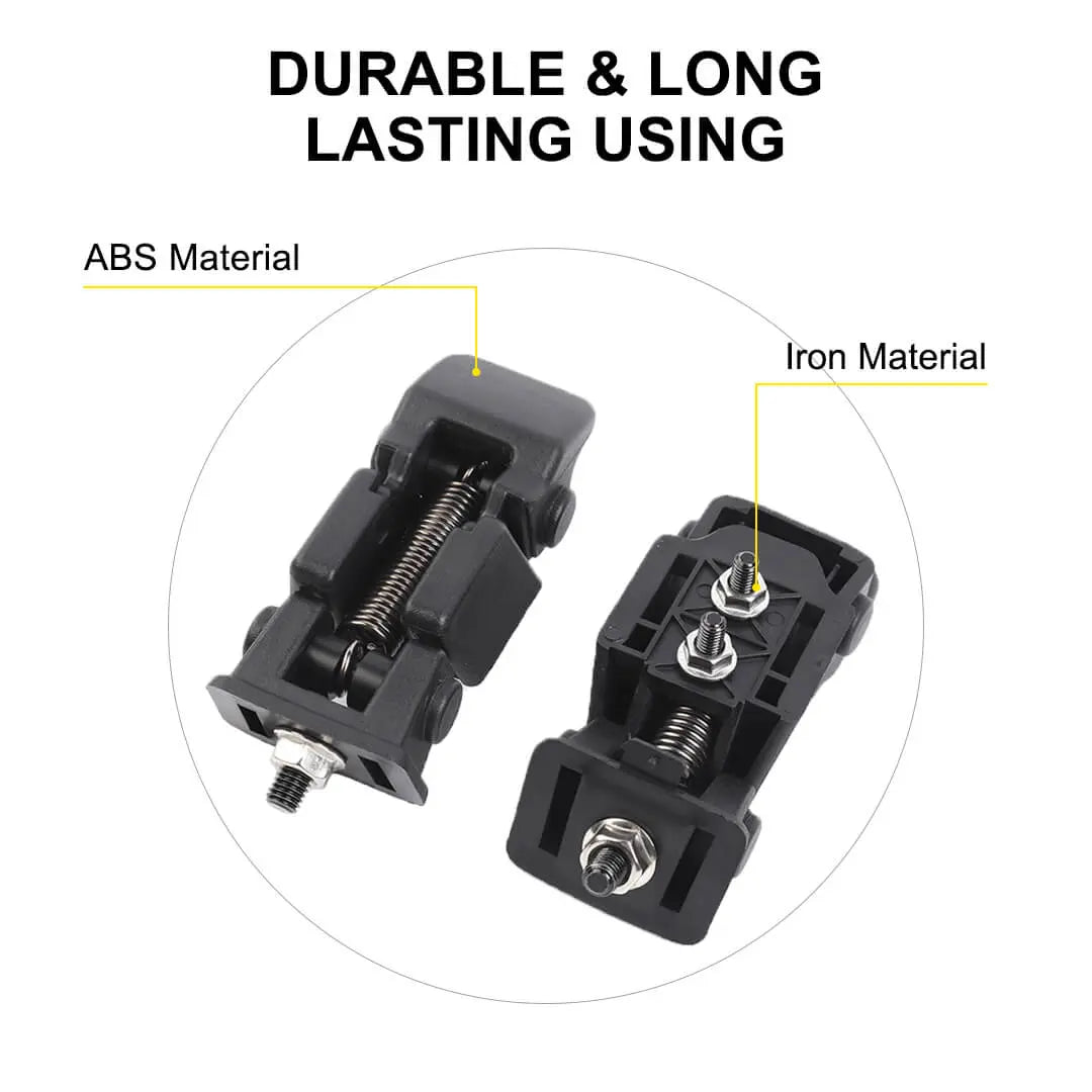 For Jeep Wrangler JL & Gladiator JT Front Engine Hood Latches Catch Locking Buckle (2 pcs)