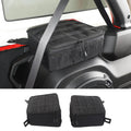 For 2024+ Jeep Wrangler JLU 4Door Black Interior Side Storage Bag Rear Trunk Organizer