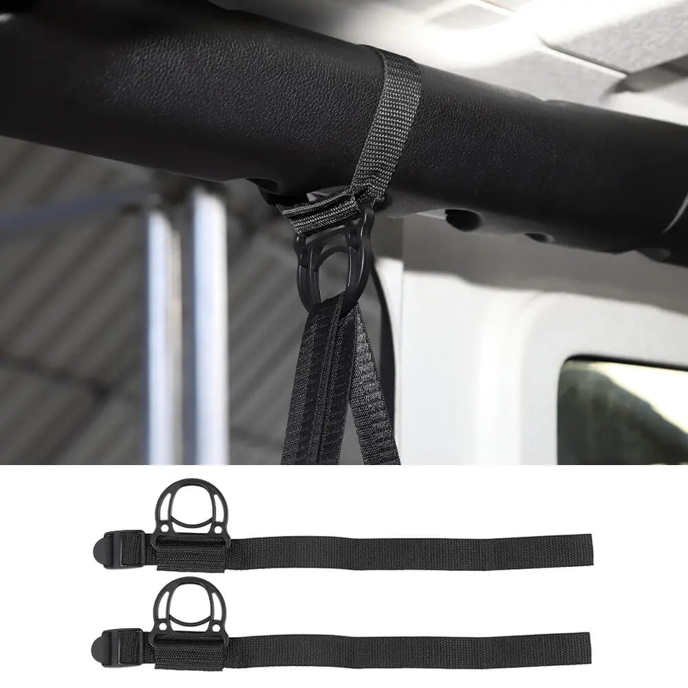 For Jeep Wrangler TJ JK JKU JL JLU 37.5CM Roll Bar Coat Hanger Clothes Hook