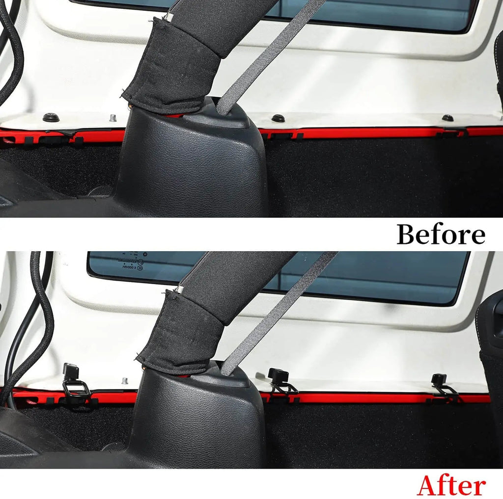 For Jeep Wrangler TJ JK JKU JL JLU Hardtop Thumb Screws & Bolts Quick Release with 6 Tie Down Anchors