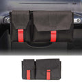 For Jeep Wrangler TJ JK JKU JL JLU Passenger Grab Handles Storage Bag Organizer, 2 in 1 Pocket Multi-Purpose Storage Bag