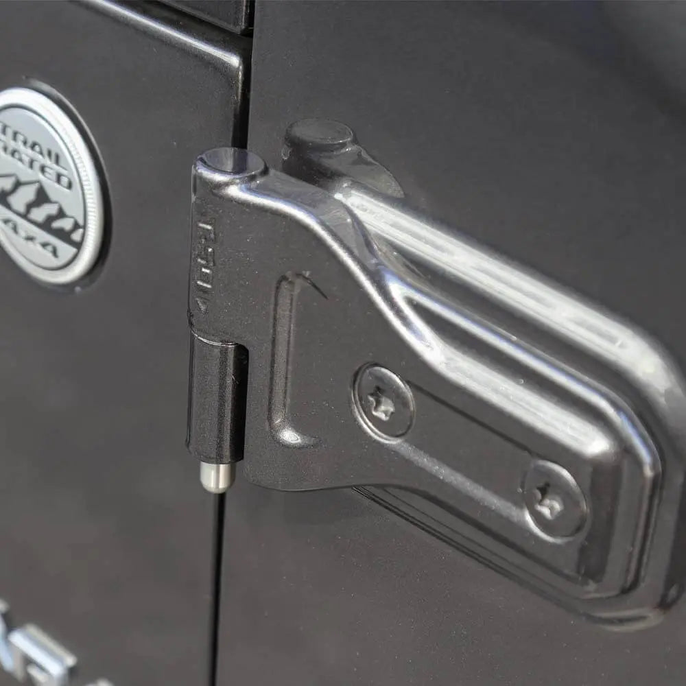 For Jeep Wrangler TJ JK JKU JL JLU & Gladiator JT Door Hinge Latch Pin Bolts Guides Liners Kits 8pcs