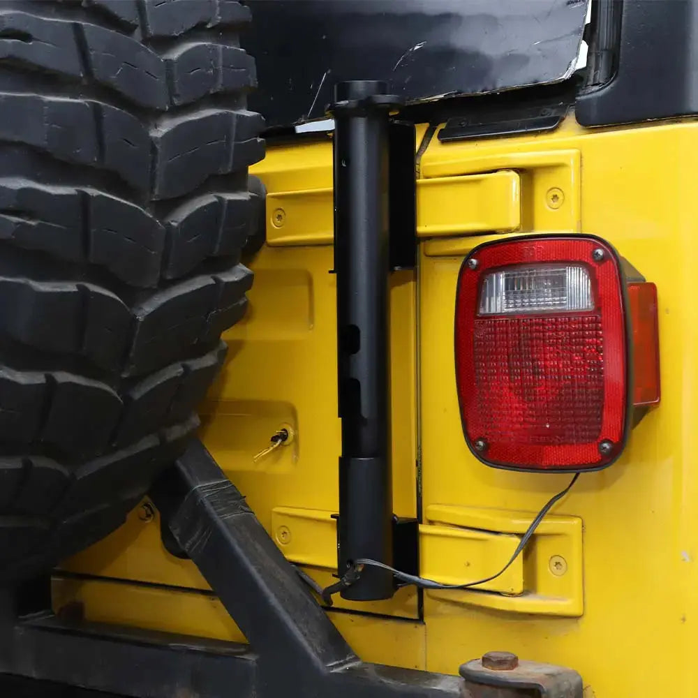 For Jeep Wrangler TJ JK JKU JL JLU & Gladiator JT Multi-function Flag Pole Holder Bracket Mount