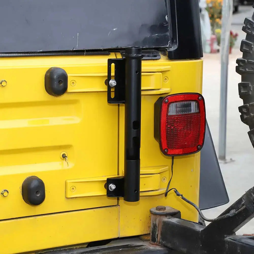 For Jeep Wrangler TJ JK JKU JL JLU & Gladiator JT Multi-function Flag Pole Holder Bracket Mount
