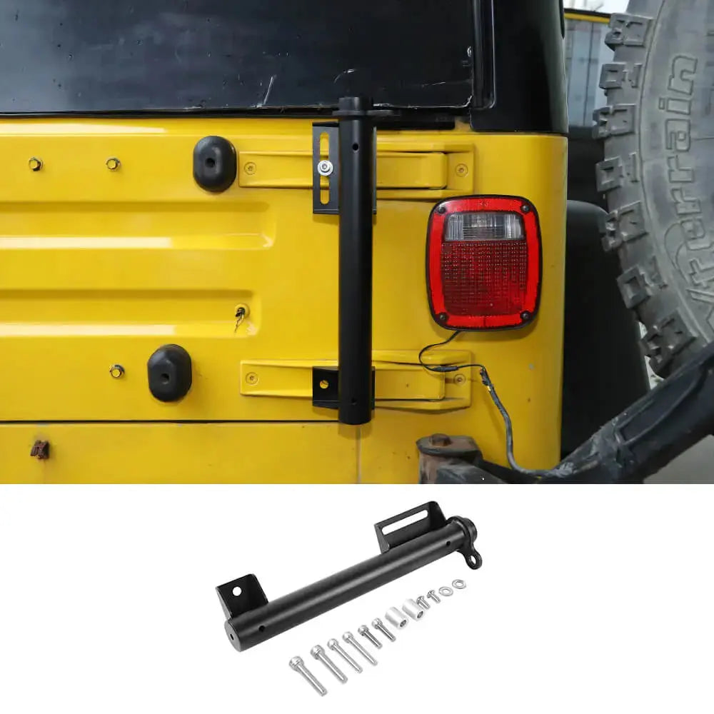 For Jeep Wrangler TJ JK JKU JL JLU & Gladiator JT Multi-function Flag Pole Holder Bracket Mount