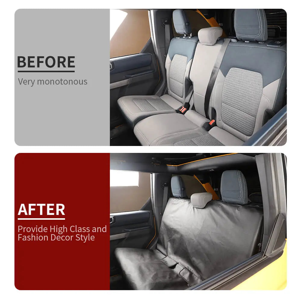 For Jeep Wrangler TJ JK JL JT /14+ Cherokee /16+Renegade/11-20 Grand Cherokee/17+ Compass Pet Mat Car Rear Seat Cover Protector