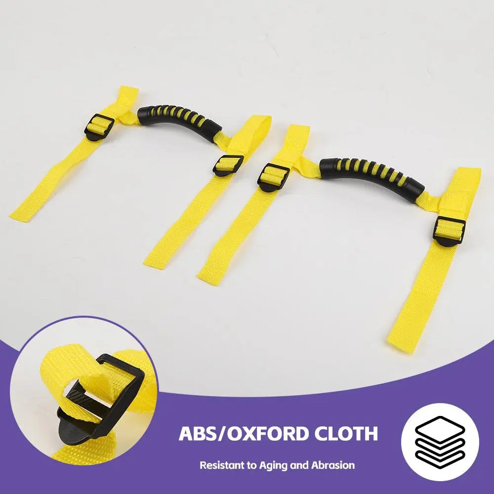 For Jeep Wrangler TJ JK JL JT 2-Door 2 x Top Roll Bar Grab Handles Grip