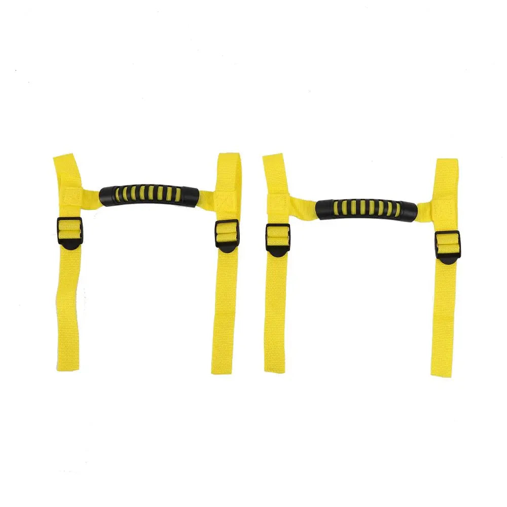 For Jeep Wrangler TJ JK JL JT 2-Door 2 x Top Roll Bar Grab Handles Grip