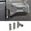 For Jeep Wrangler TJ JK JL JT 2Door Car Door Hinge Pin Bolts Guides Liners