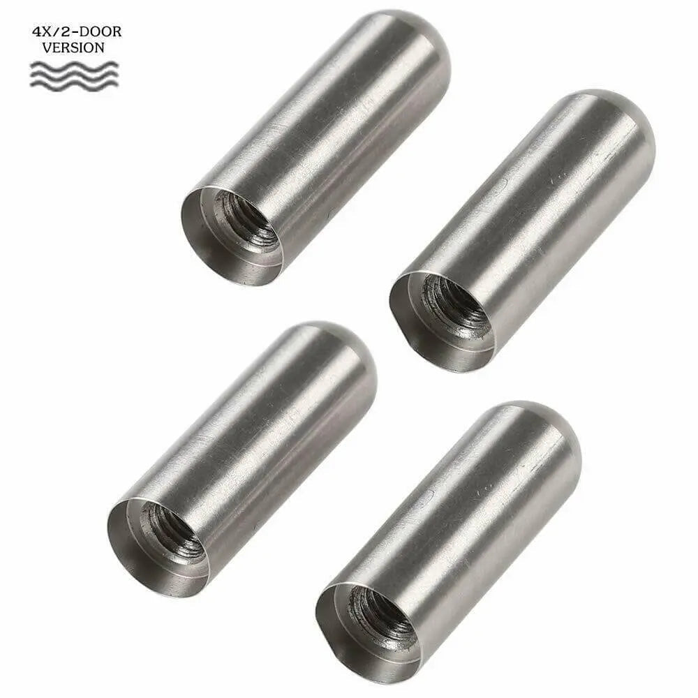For Jeep Wrangler TJ JK JL JT 2Door Car Door Hinge Pin Bolts Guides Liners