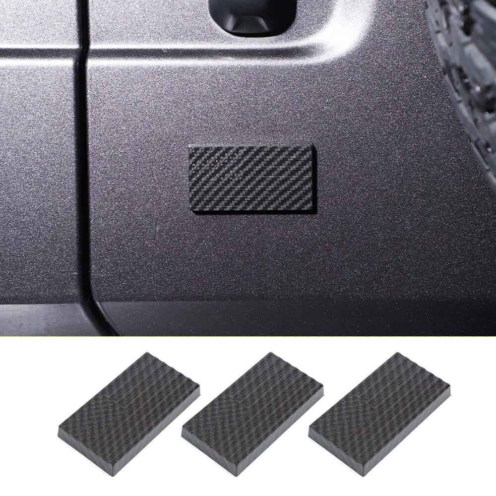 For Jeep Wrangler TJ JK JL JT Door Lock Trim Cover American Flag Tailgate Lock Exterior Kit
