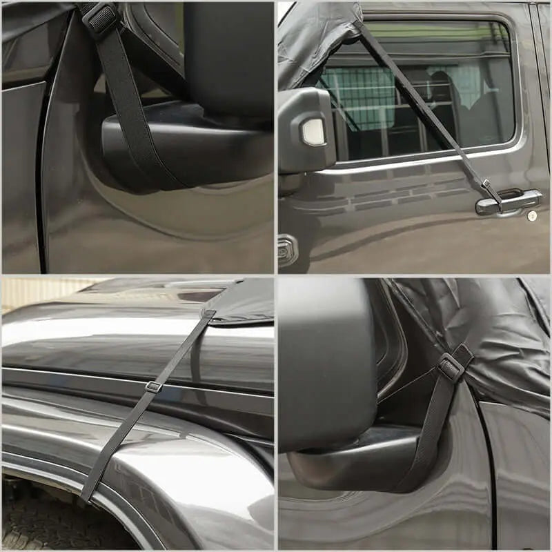For Jeep Wrangler TJ JK JL JT Front Windshield Protection Anti Sunshade & Snow Shield Cover
