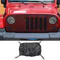For Jeep Wrangler TJ JK JL Glaidiator JT Front Grille Bug Screen Cover – Nylon Insect Mesh Overlay, Anti-Debris Protection