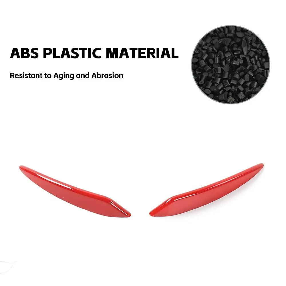 Universal Car Canards – Shark Fin Aero Fins for Front Bumper & Spoiler Trim