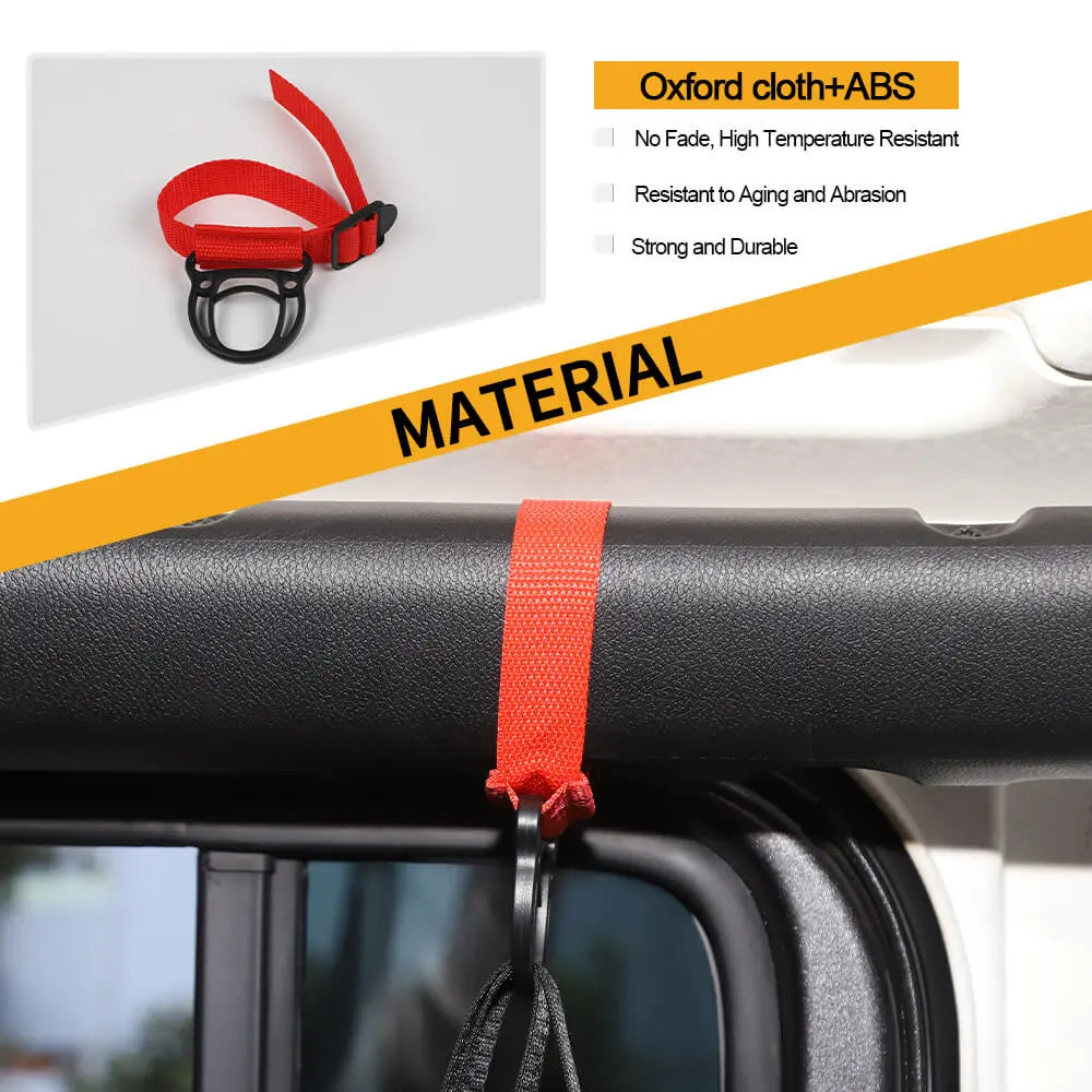 For Jeep Wrangler TJ JK JL JT Roll Bar Coat And Hat Hanger Clothes Hook 37.5 CM