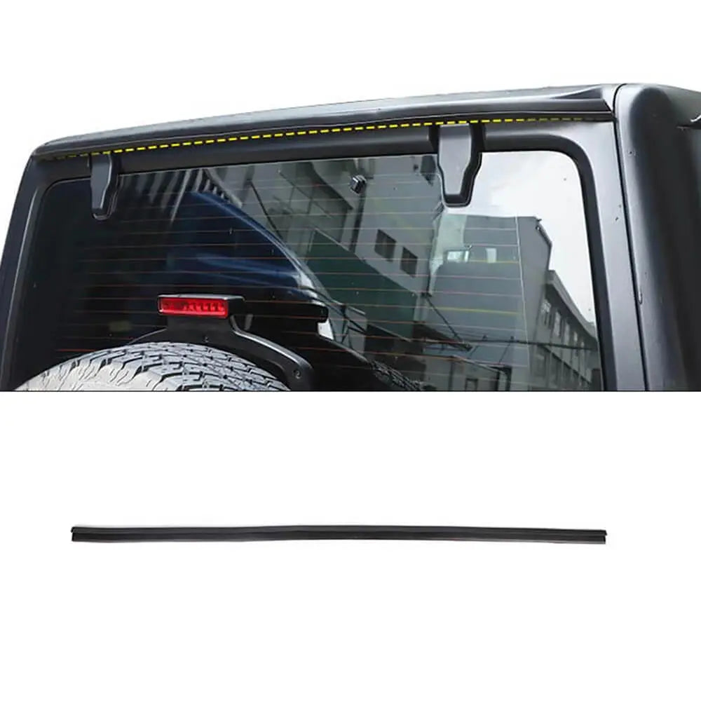For Jeep Wrangler TJ JK JL Rear Door Window Glass Water Retaining Strips Weatherstrip