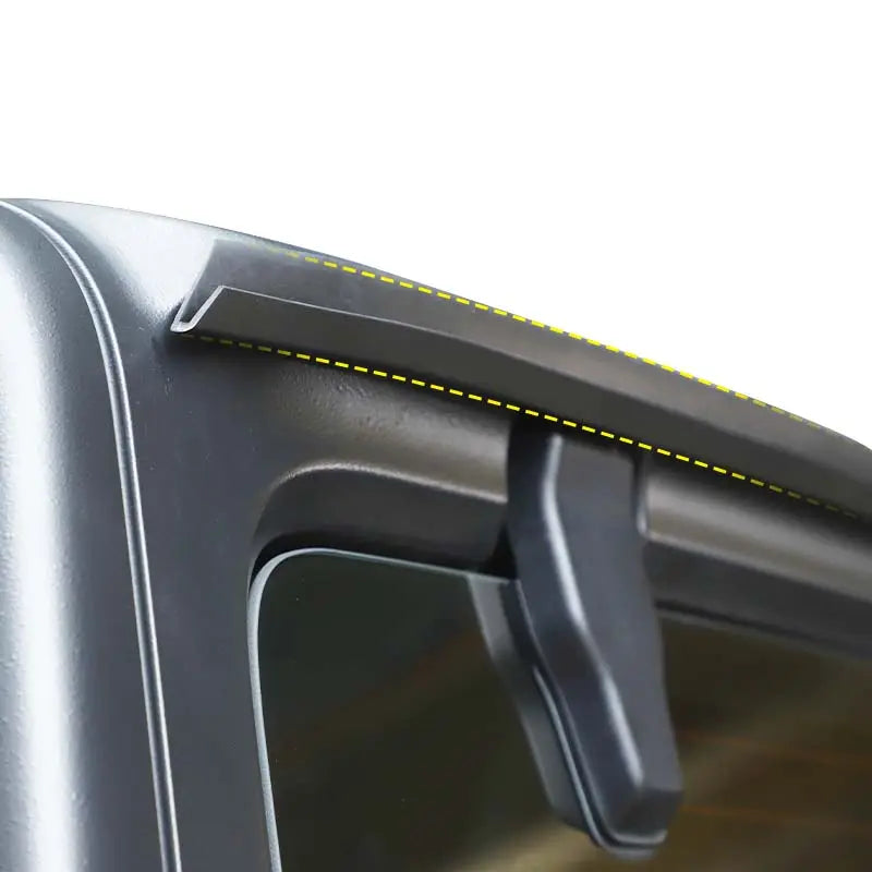 For Jeep Wrangler TJ JK JL Rear Door Window Glass Water Retaining Strips Weatherstrip