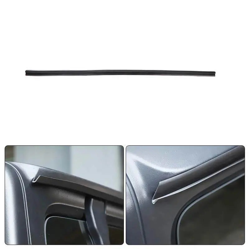 For Jeep Wrangler TJ JK JL Rear Door Window Glass Water Retaining Strips Weatherstrip