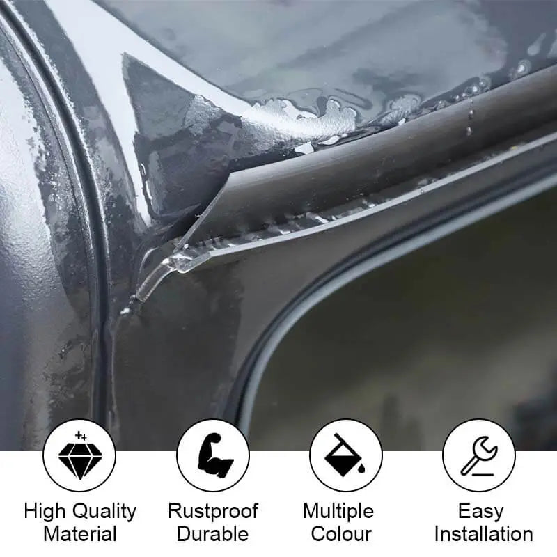 For Jeep Wrangler TJ JK JL Rear Door Window Glass Water Retaining Strips Weatherstrip