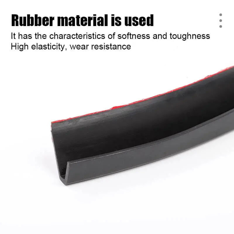 For Jeep Wrangler TJ JK JL Rear Door Window Glass Water Retaining Strips Weatherstrip