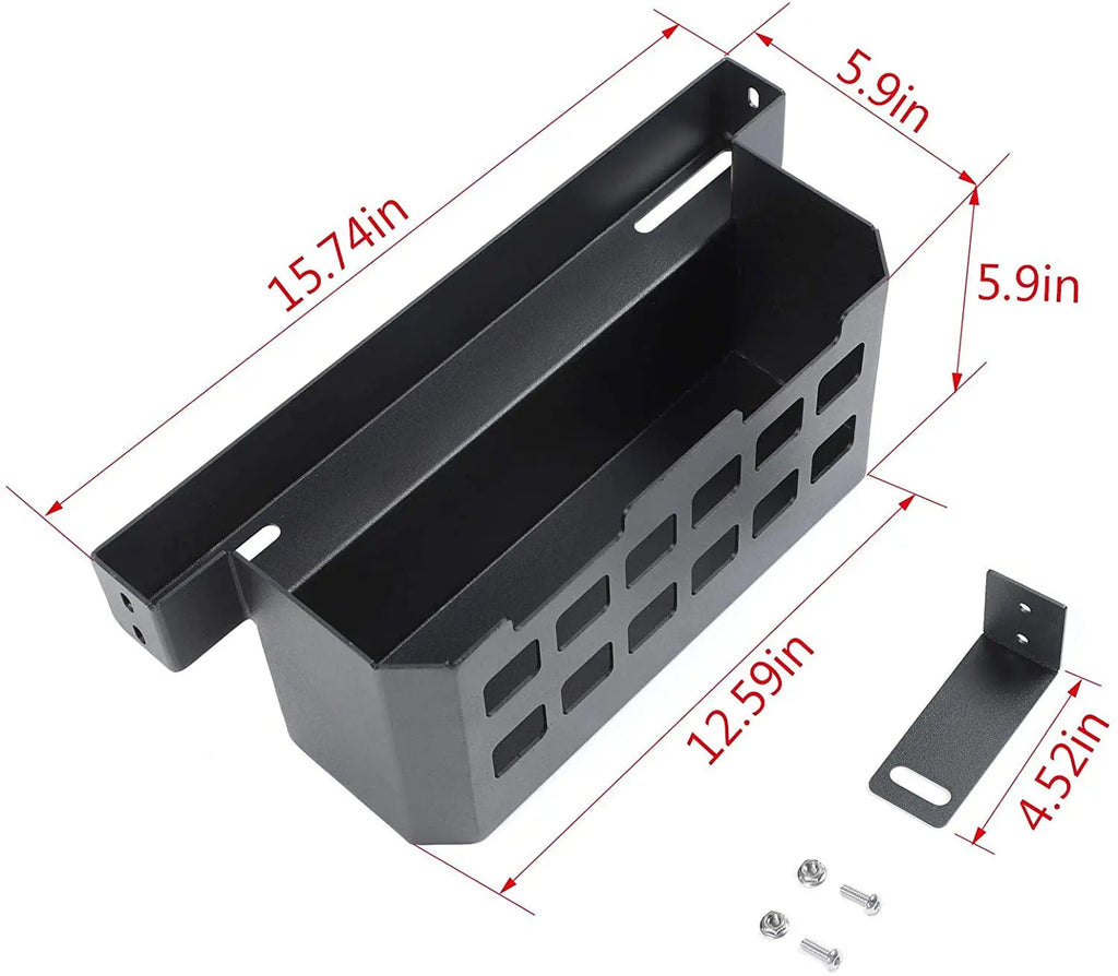 For Jeep Wrangler TJ JK JL Side Rear Trunk Cargo Rack Shelf Organizer Storage Tray Basket Holder