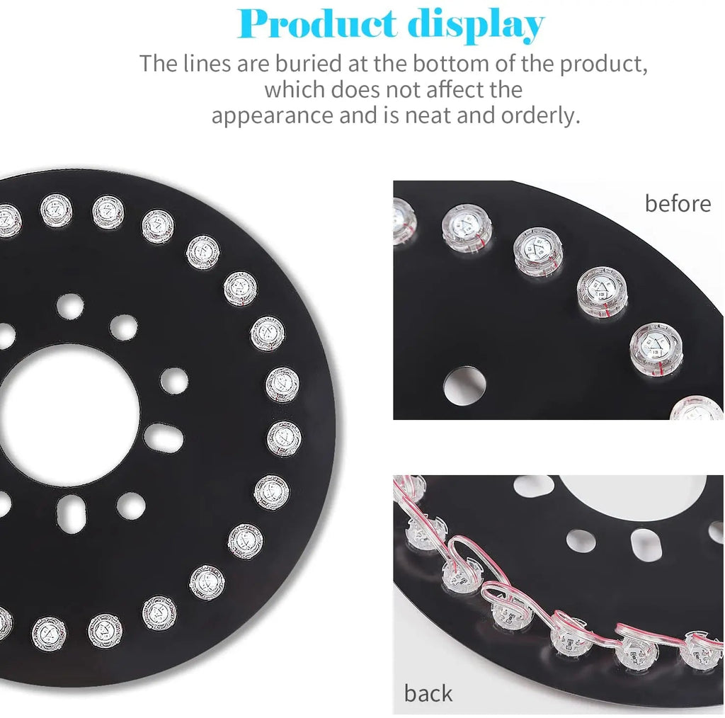 For Jeep Wrangler TJ JK JL Spare Tire Brake Light Rear Tail Light Third Brake Light