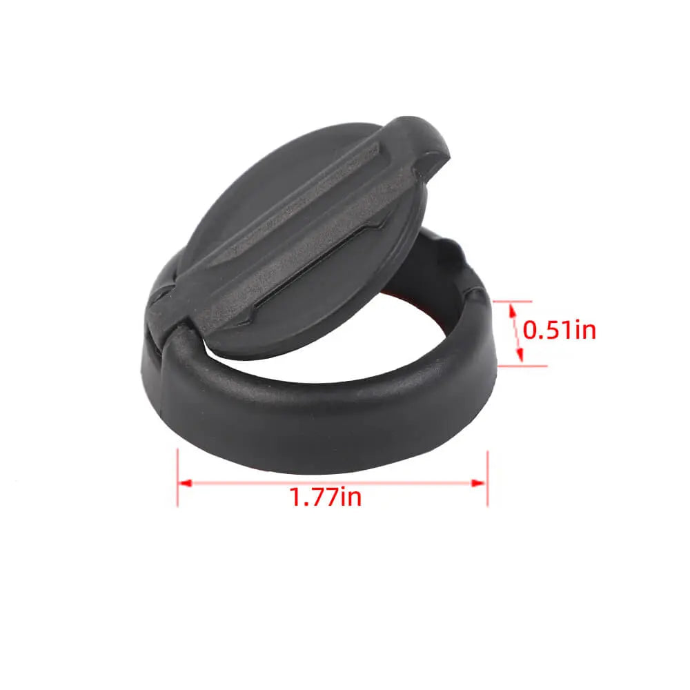 For Jeep Wrangler TJ JK JL & Gladiator JT Car Door Key Jack Cover Trim Cover Black