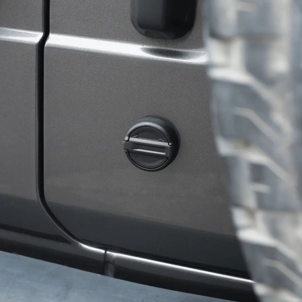 For Jeep Wrangler TJ JK JL & Gladiator JT Car Door Key Jack Cover Trim Cover Black