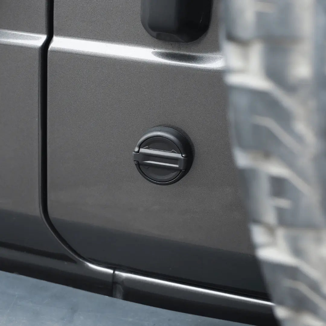 For Jeep Wrangler TJ JK JL & Gladiator JT Car Door Key Jack Cover Trim Cover Black