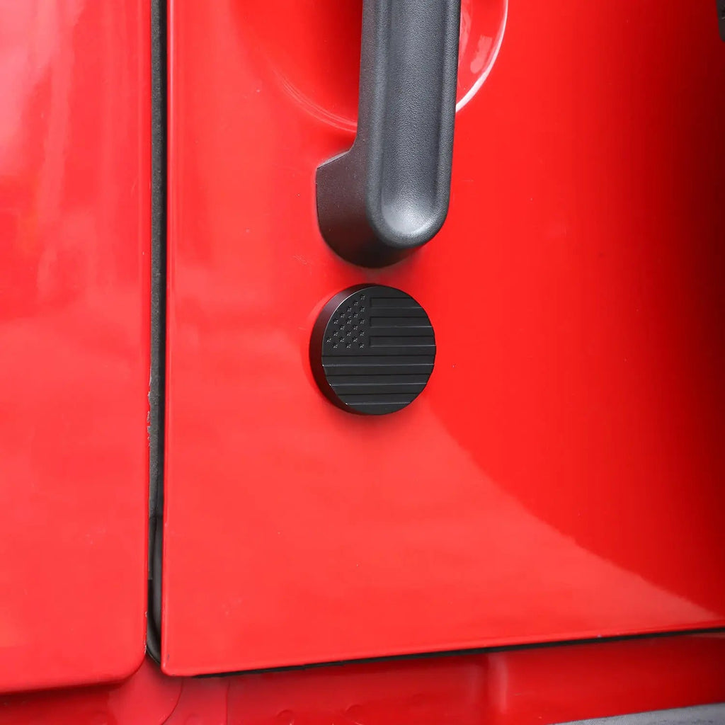 For Jeep Wrangler TJ JK JL & Gladiator JT Door Lock Key Hole Cover Trim