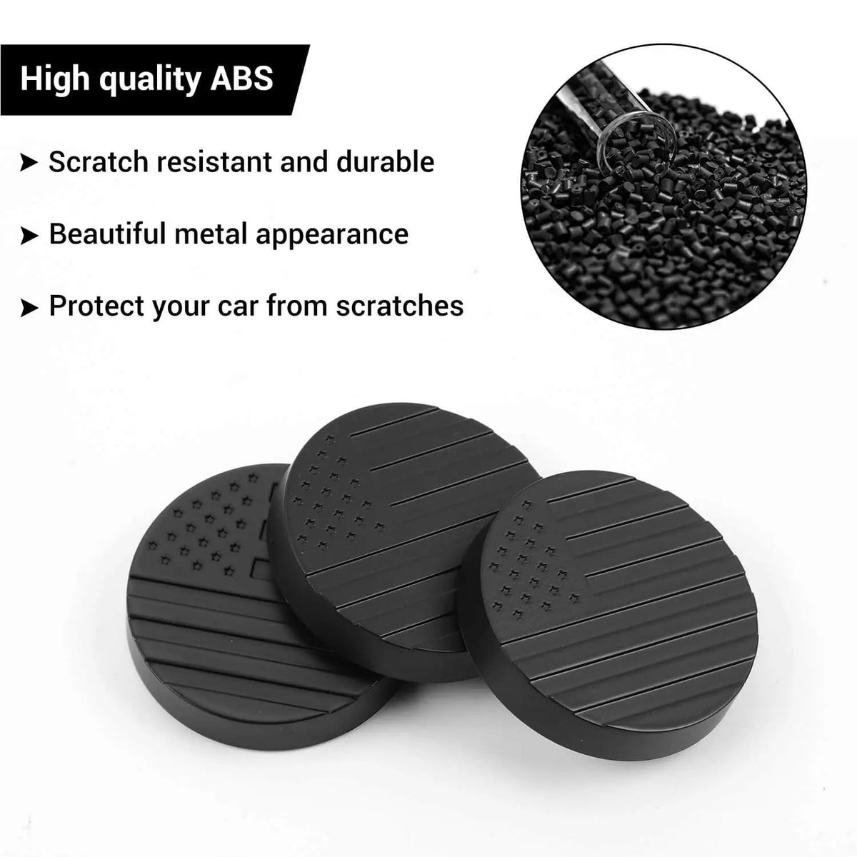 For Jeep Wrangler TJ JK JL & Gladiator JT Door Lock Key Hole Cover Trim