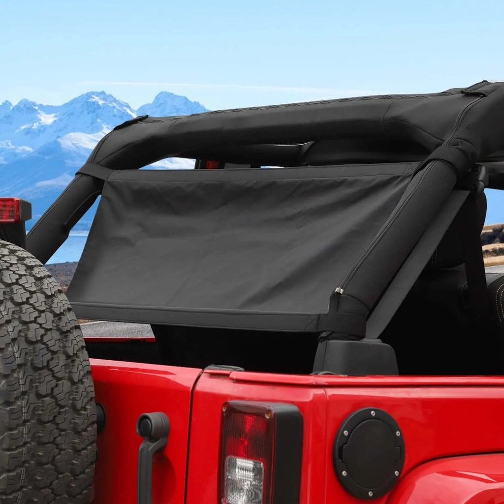 For Jeep Wrangler YJ TJ JK JKU JL JLU JT Car Roof Hammock Cargo Net Sunshade