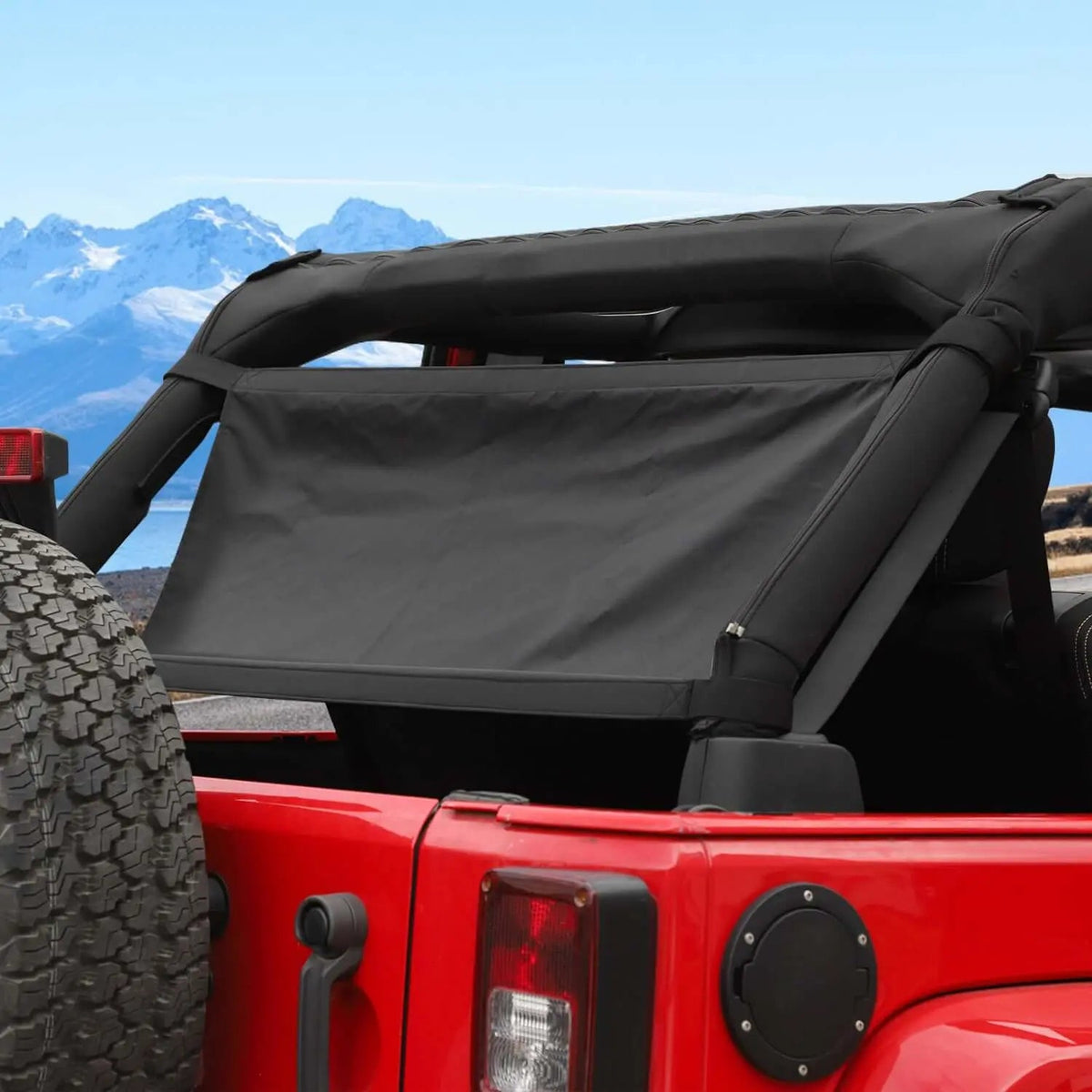 For Jeep Wrangler YJ TJ JK JKU JL JLU JT Car Roof Hammock Cargo Net Sunshade