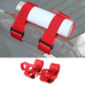 For Jeep Wrangler YJ TJ JK JKU JL JLU Universal Roll Bar Flashlight Holder Red