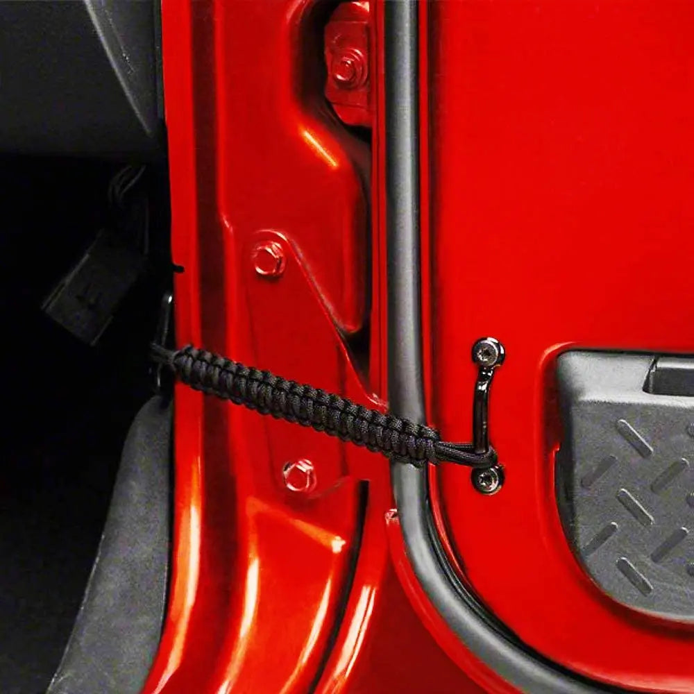 For Jeep Wrangler YJ TJ JK JKU JL JLU & Gladiator JT 4 x Door Limiting Strap & Stopper Straps