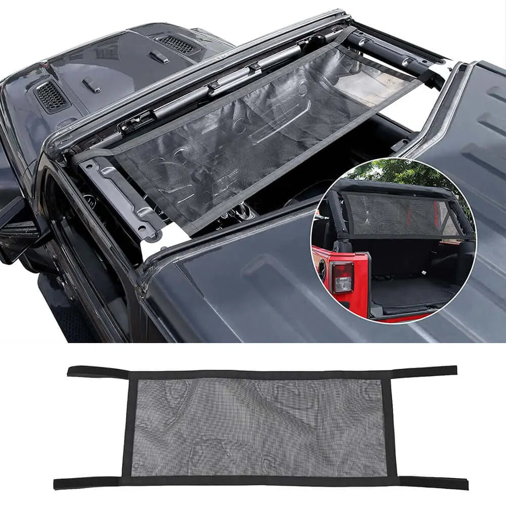 For Jeep Wrangler YJ TJ JK JKU JL JLU & Gladiator JT Cargo Net Roof Hammock