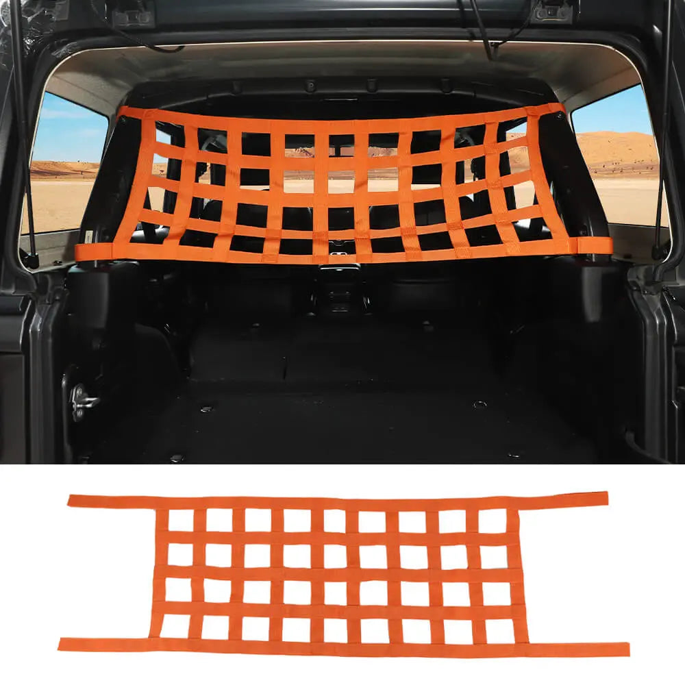 For Jeep Wrangler YJ TJ JK JL Multi-function Mesh Cargo Net Car Roof Net Hammock
